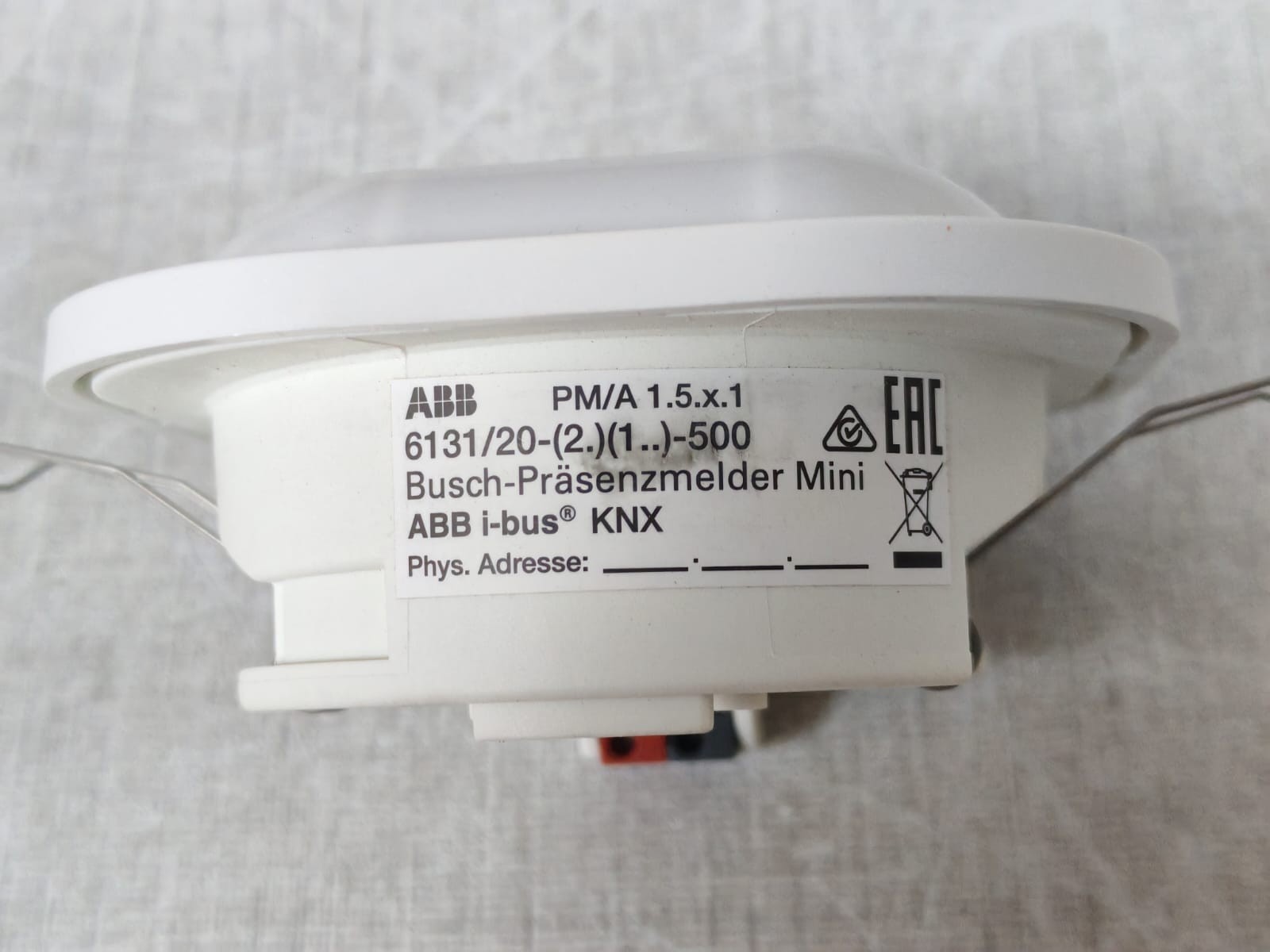 ABB ABB 6131/20-24-500 ABB 6131/20-24-500 2CKA006132A0342 I-BUS MINI PRESENCE DETECTOR KNX-W/O ORIG.BOX 7