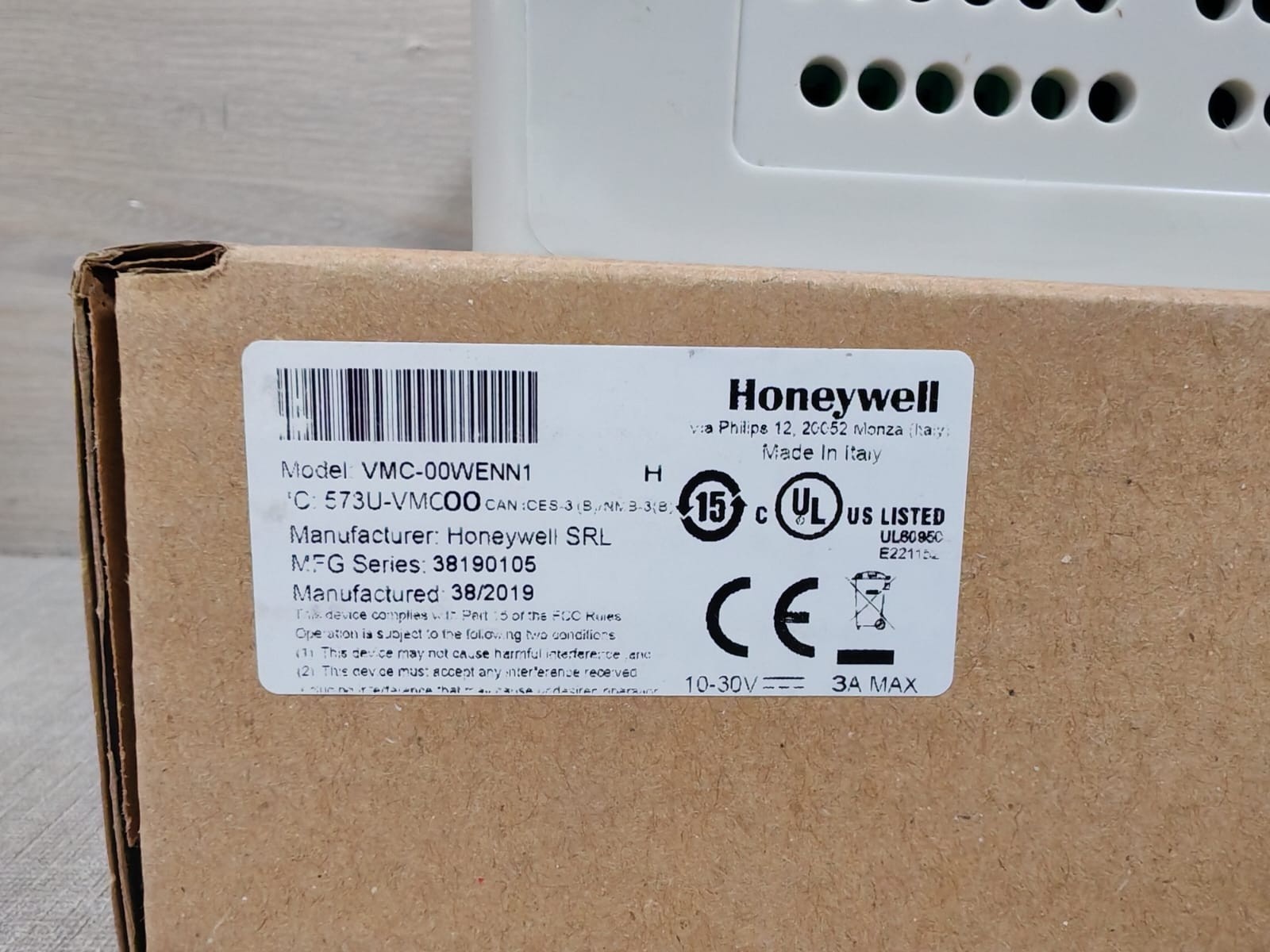 Honeywell VMC-00WENN1 HONEYWELL TEMALINE VMC-00WENN1 CONTROLLER 10