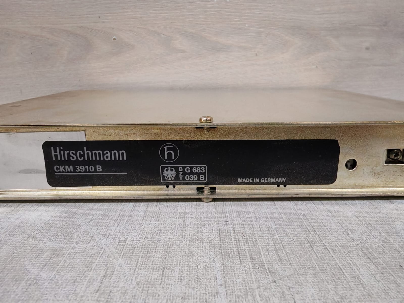 Hirschmann CKM-3910 HIRSCHMANN CKM 3910 B 3