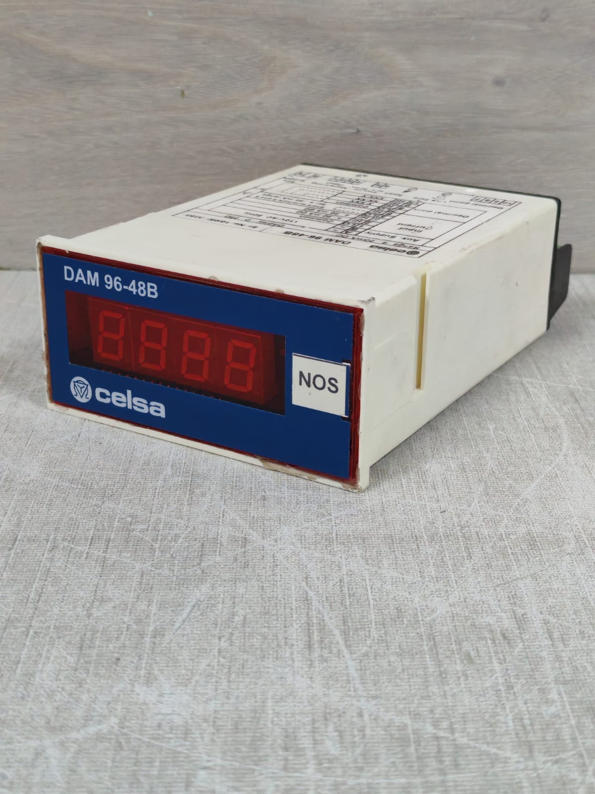 CELSA DAM-96 CELSA DAM 96-48B DIGITAL PANEL METERS 110VAC 4