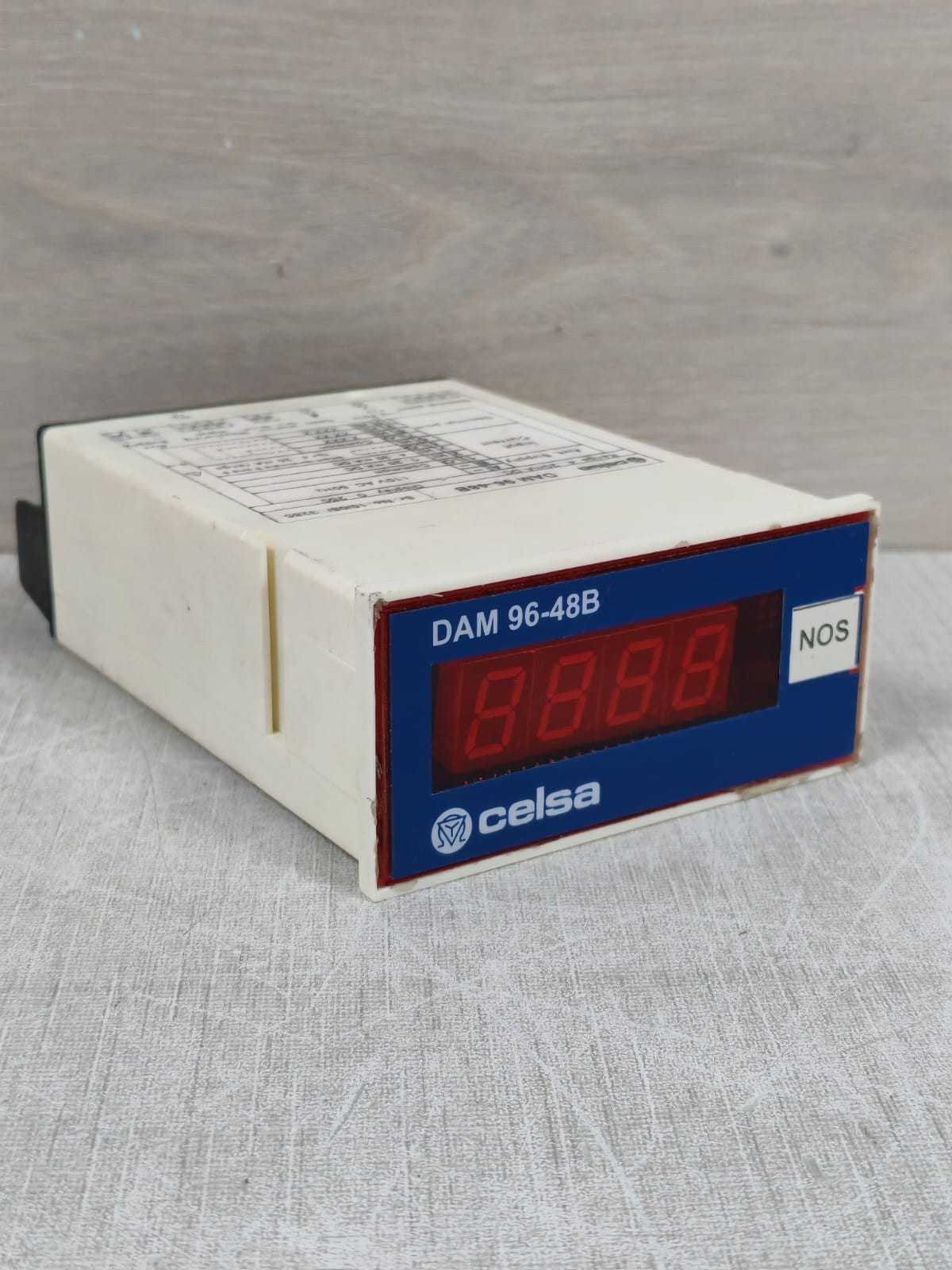 CELSA DAM-96 CELSA DAM 96-48B DIGITAL PANEL METERS 110VAC 5