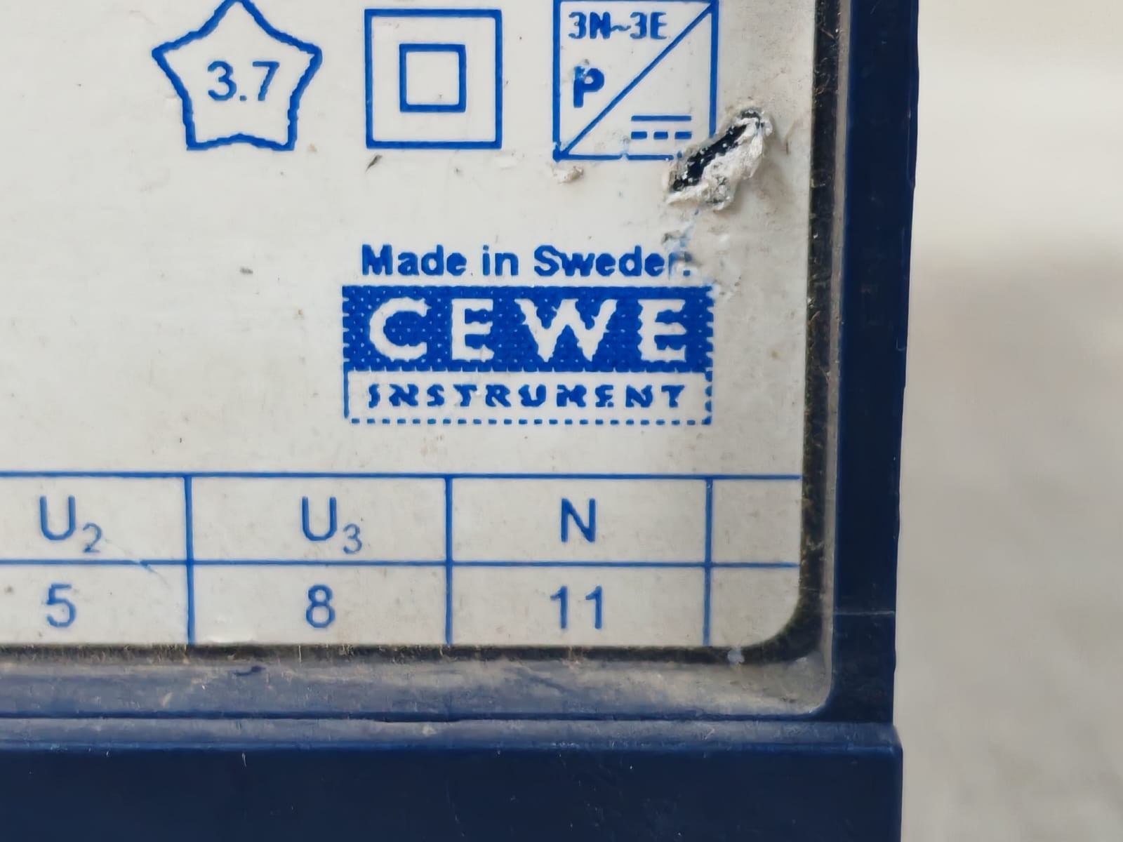 CEWE DP345 CEWE DP345 Transducer Input I 1000/1A 4