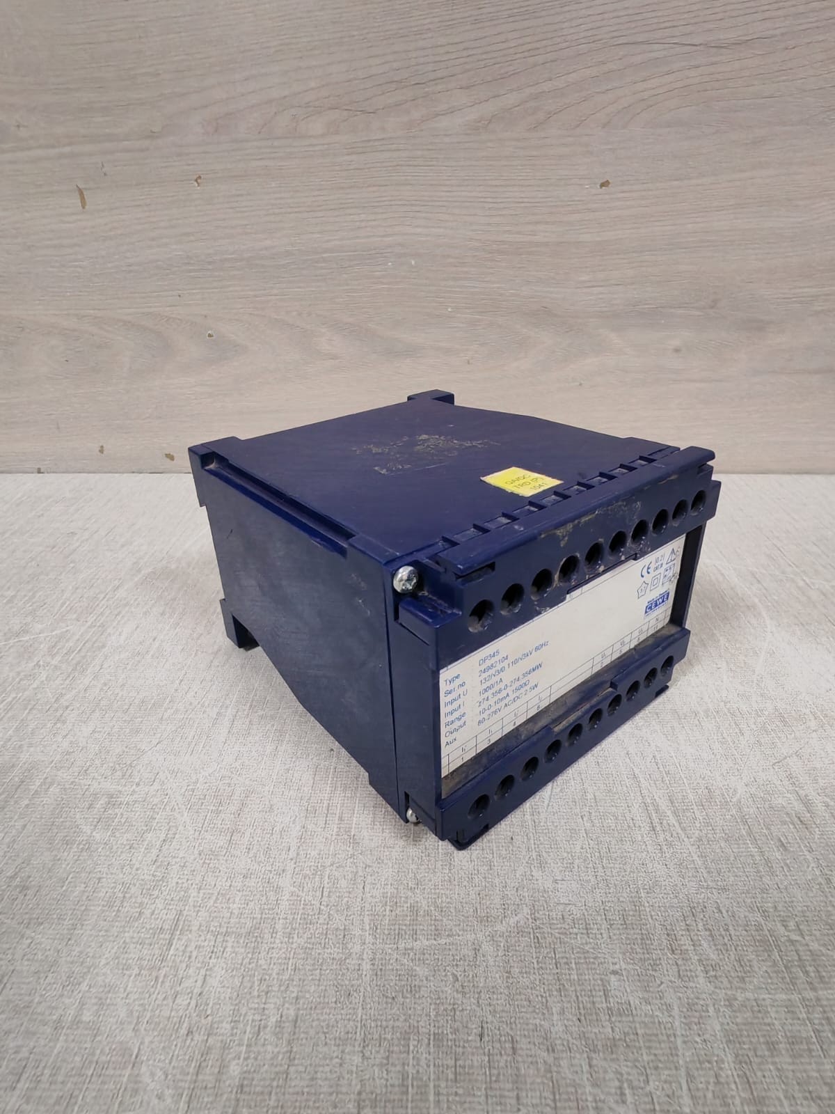 CEWE DP345 CEWE DP345 Transducer Input I 1000/1A 8