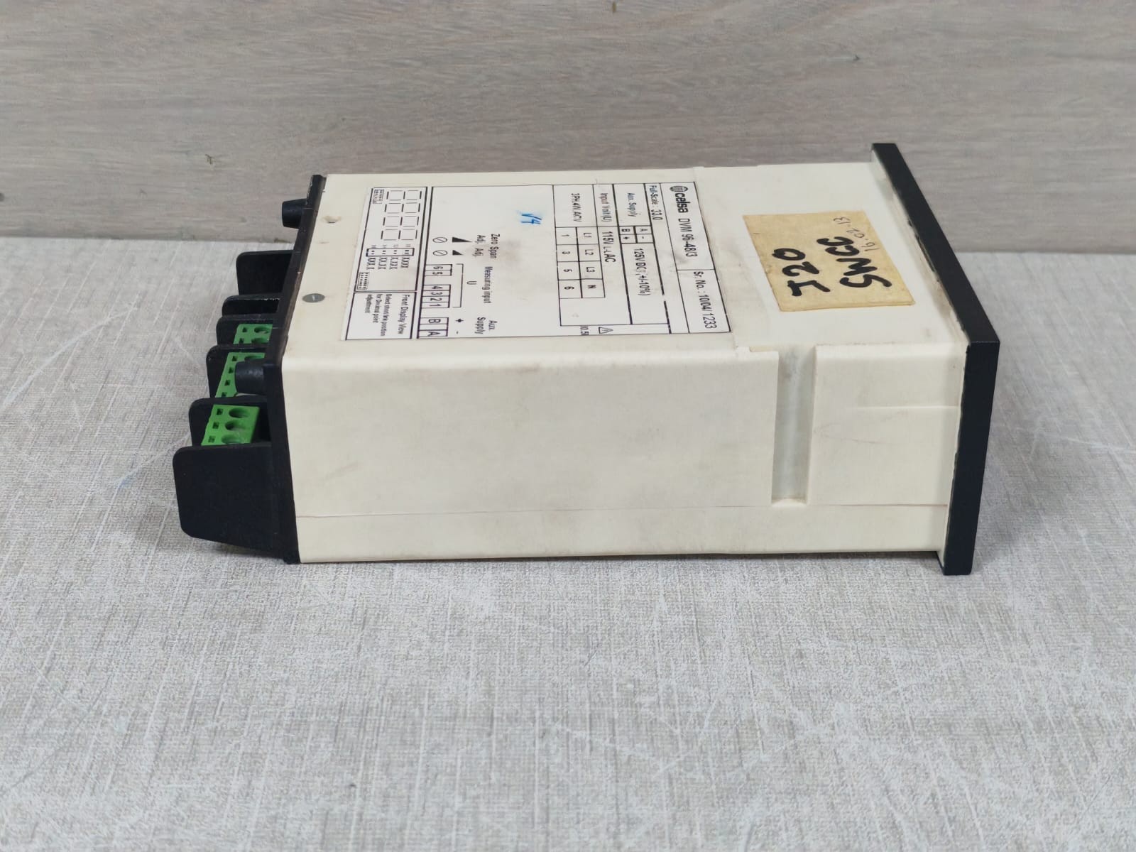 CELSA DVM-96 CELSA DVM 96-48/3 DIGITAL PANEL METERS 125VDC 10