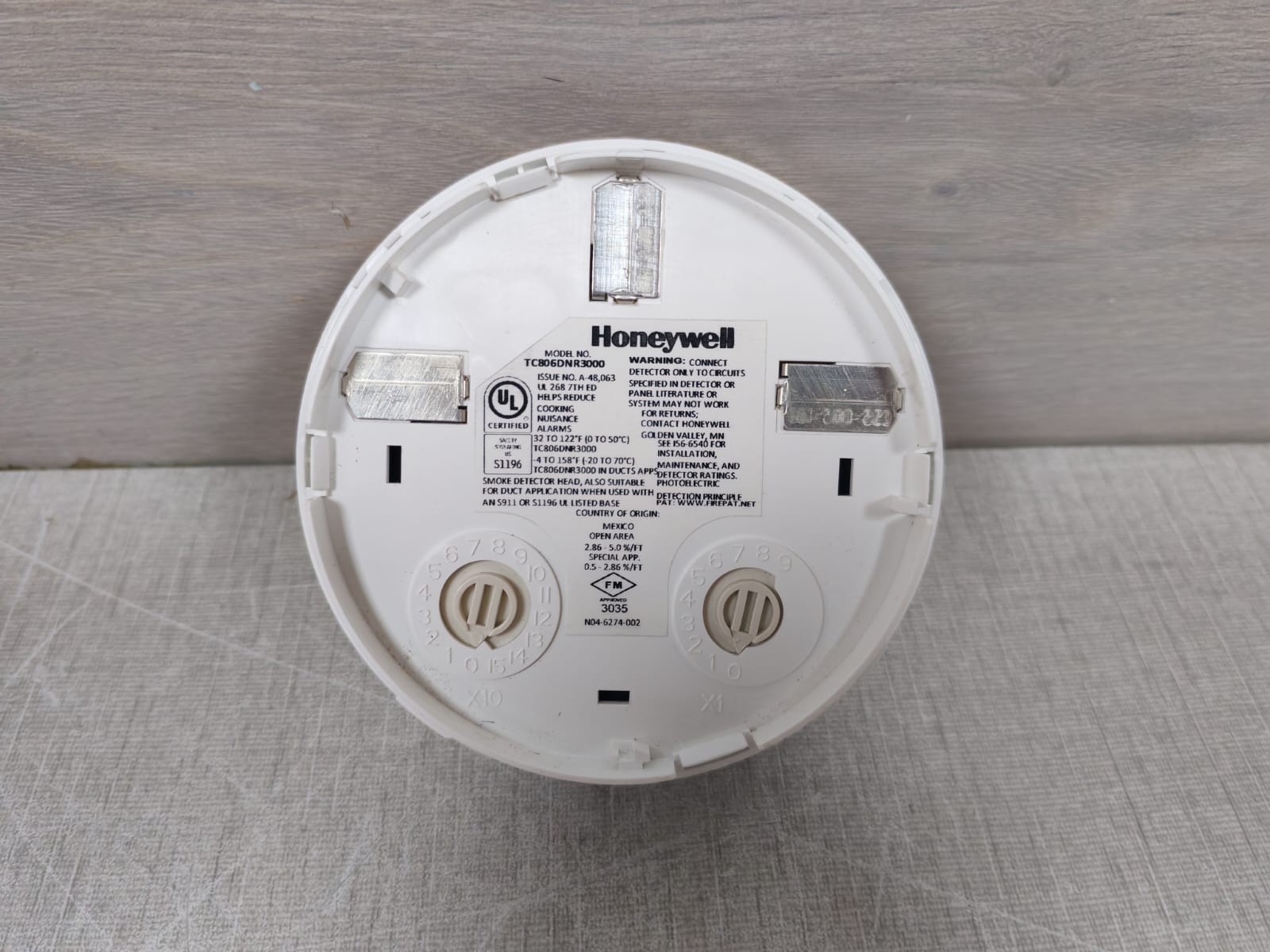 Honeywell TC806DNR3000 HONEYWELL TC806DNR3000 Smoke Detector 4