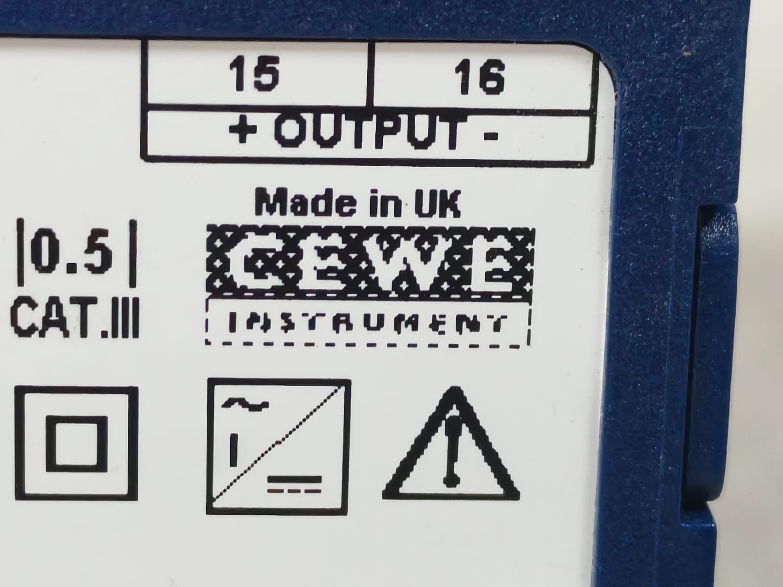 CEWE DI125 CEWE DI125 Transducer Range 0-1440/0 -720 / 0-240A 4