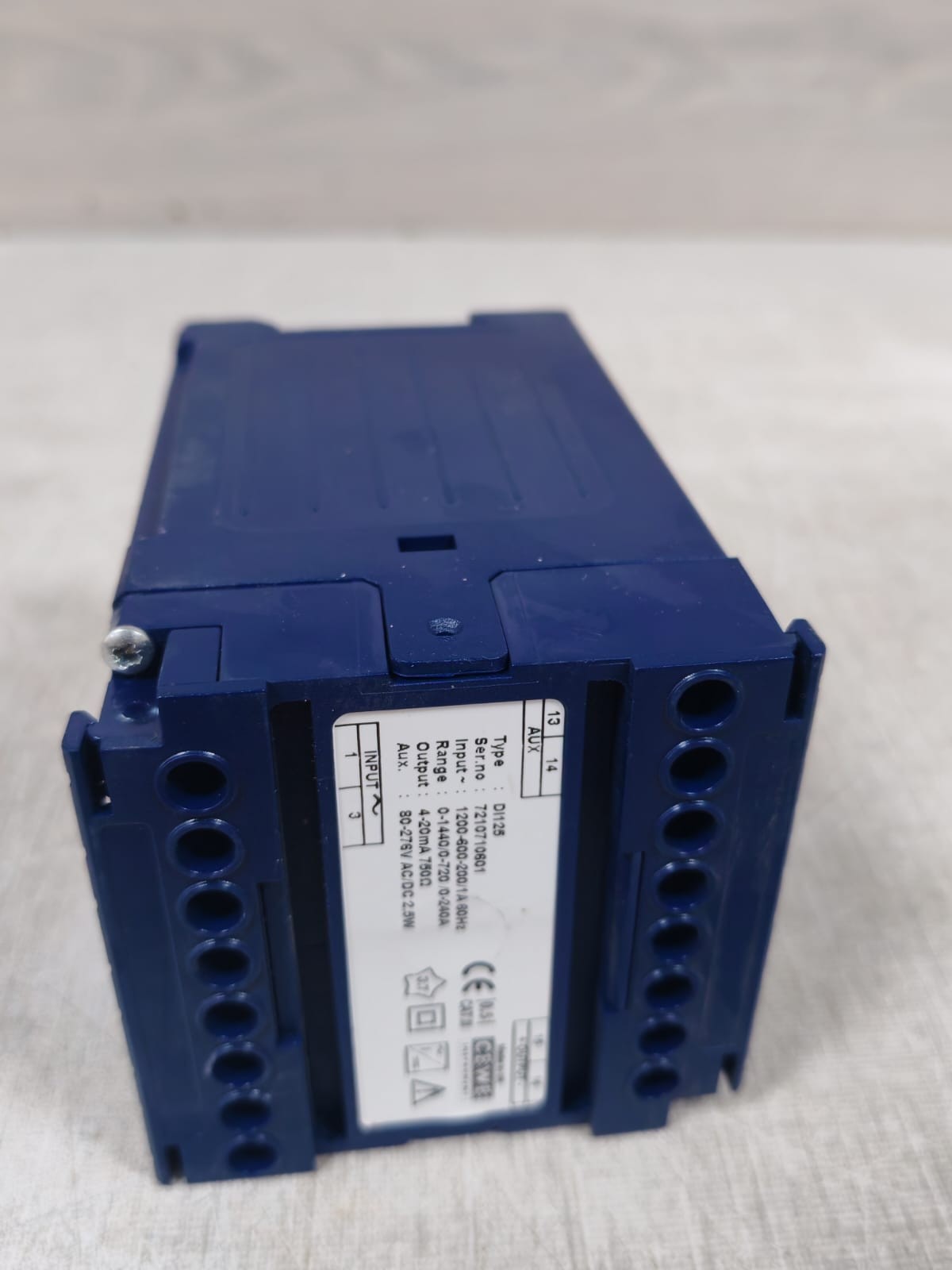 CEWE DI125 CEWE DI125 Transducer Range 0-1440/0 -720 / 0-240A 9