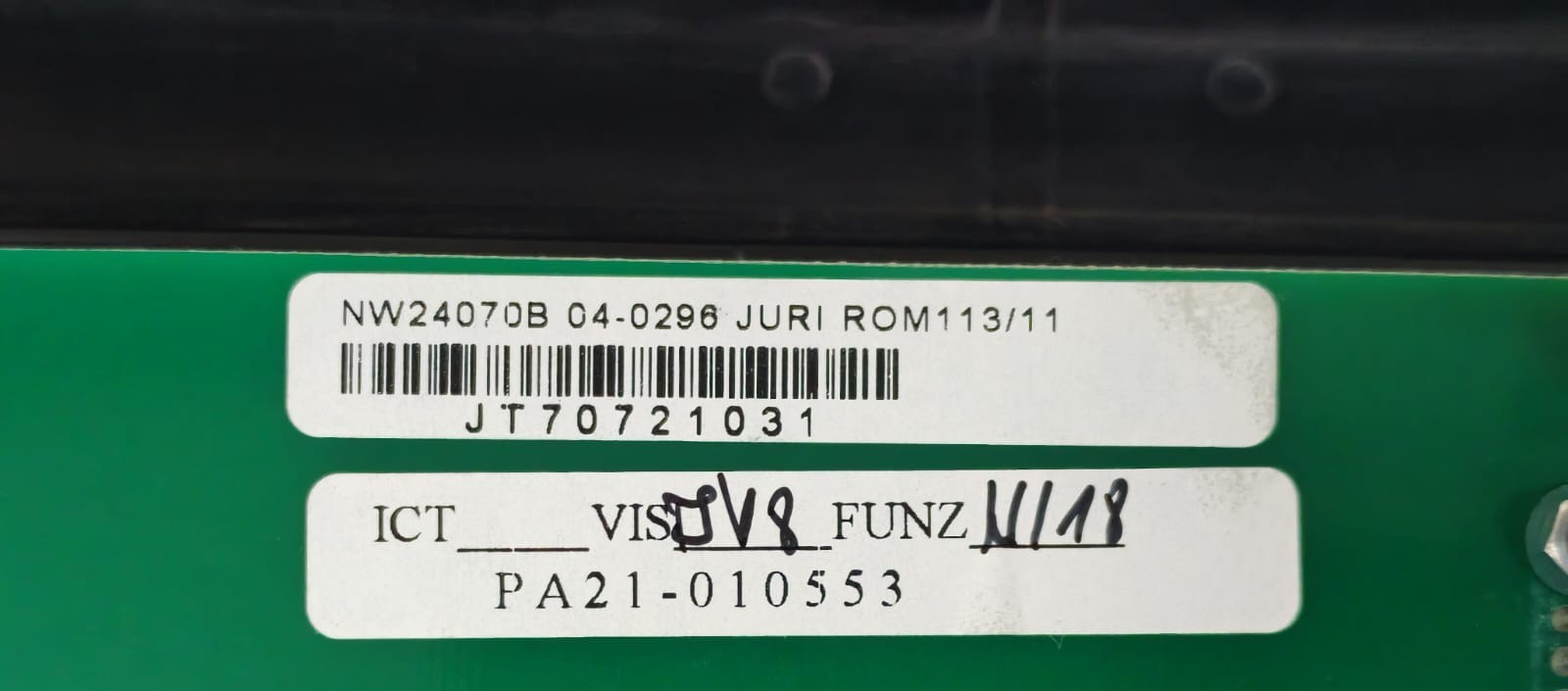 ABB NW24070B ABB POWERSCALE NW24070B 04-0296 / NW24070B NEWAVE SA QUARTINO PCB 10