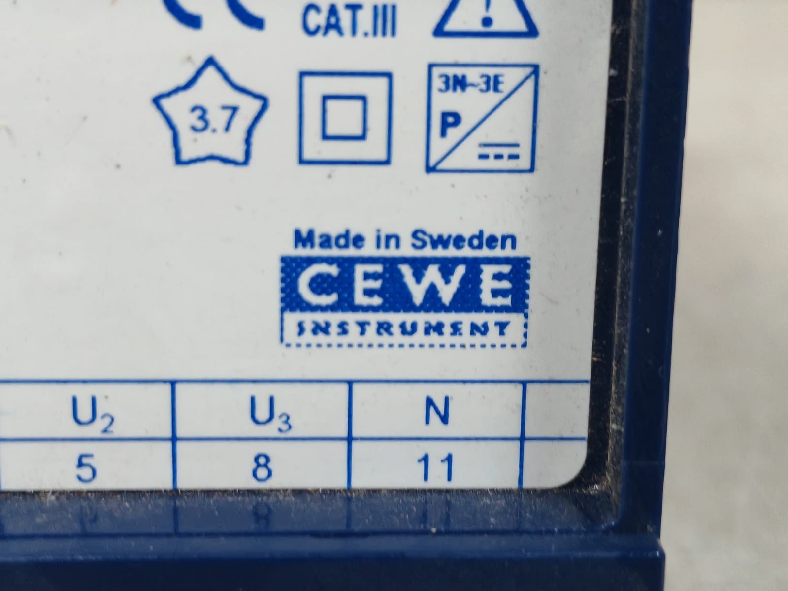 CEWE DP345 CEWE DP345 Transducer Input I 500/1A 4