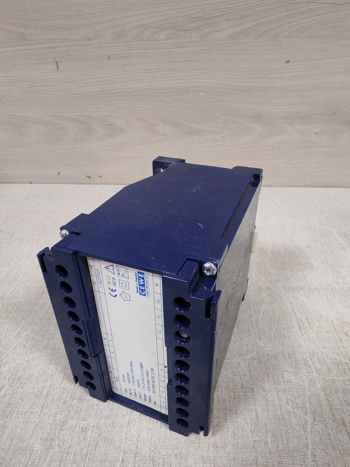 CEWE DP345 CEWE DP345 Transducer Input I 500/1A 8