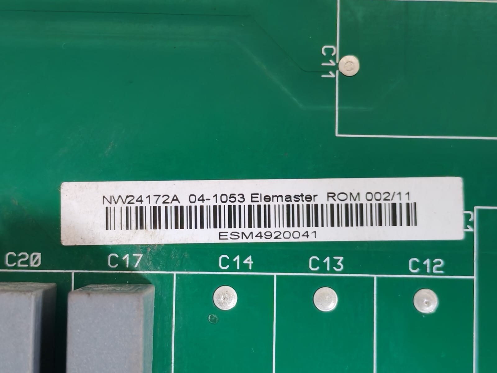 UNKNOWN NW24172A NW24172A NEWAVE SA CH-6572 QUARTINO PRINTED CIRCUIT BOARD FROM ABB POWERSCALE 4
