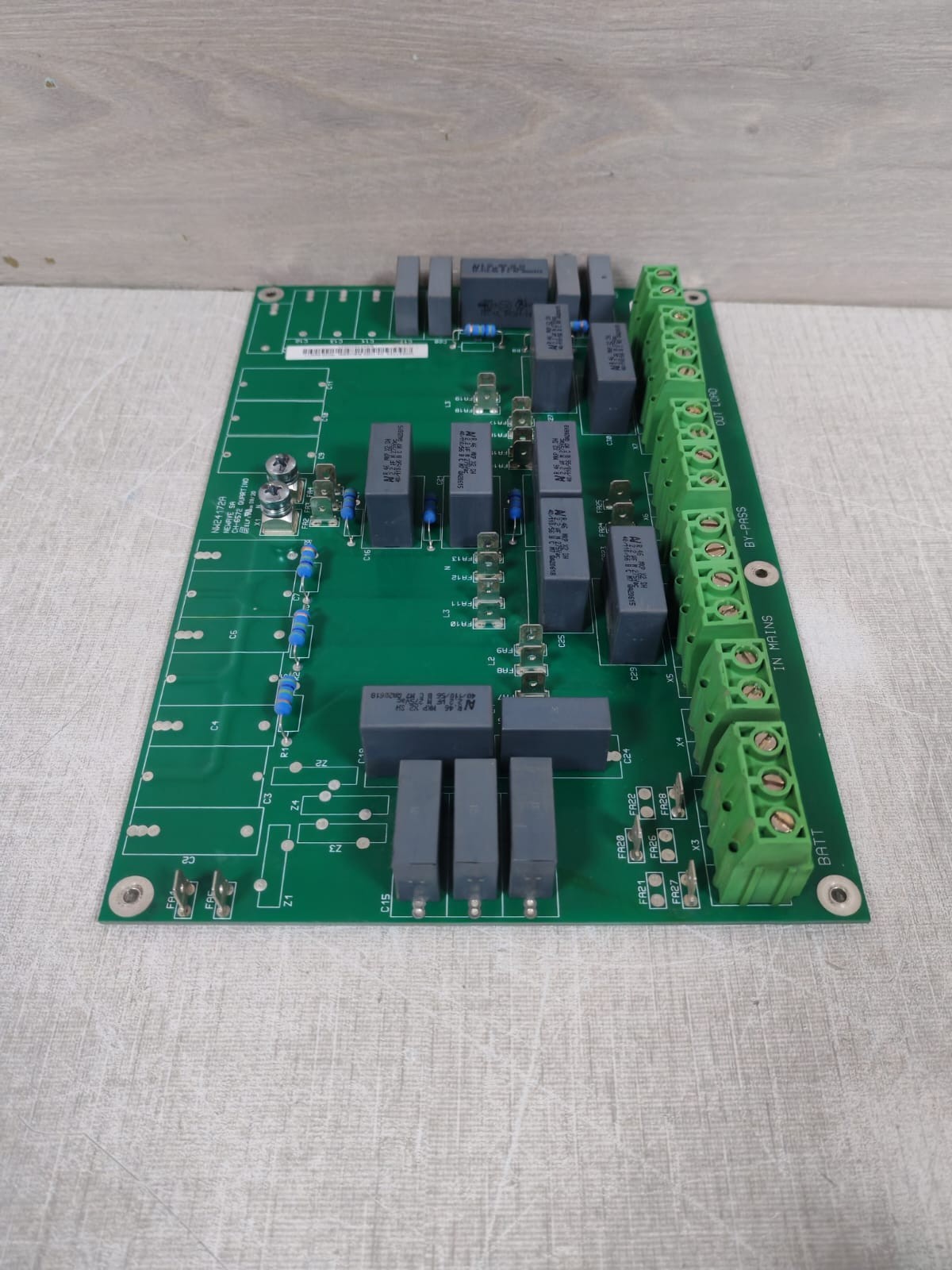 UNKNOWN NW24172A NW24172A NEWAVE SA CH-6572 QUARTINO PRINTED CIRCUIT BOARD FROM ABB POWERSCALE 5