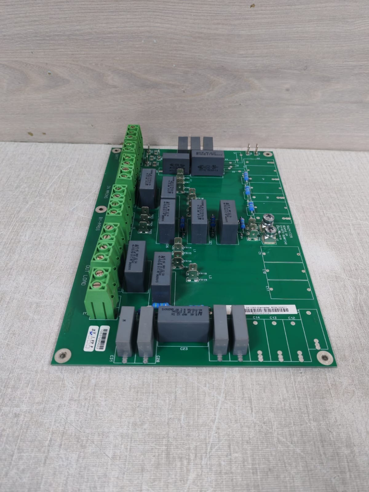 UNKNOWN NW24172A NW24172A NEWAVE SA CH-6572 QUARTINO PRINTED CIRCUIT BOARD FROM ABB POWERSCALE 6