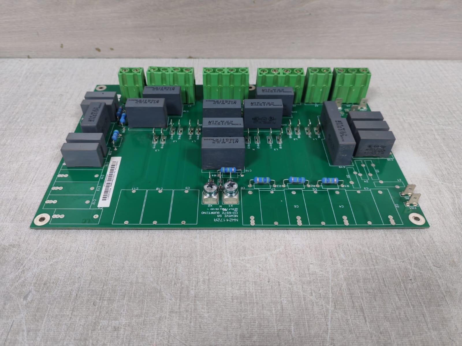 UNKNOWN NW24172A NW24172A NEWAVE SA CH-6572 QUARTINO PRINTED CIRCUIT BOARD FROM ABB POWERSCALE 9