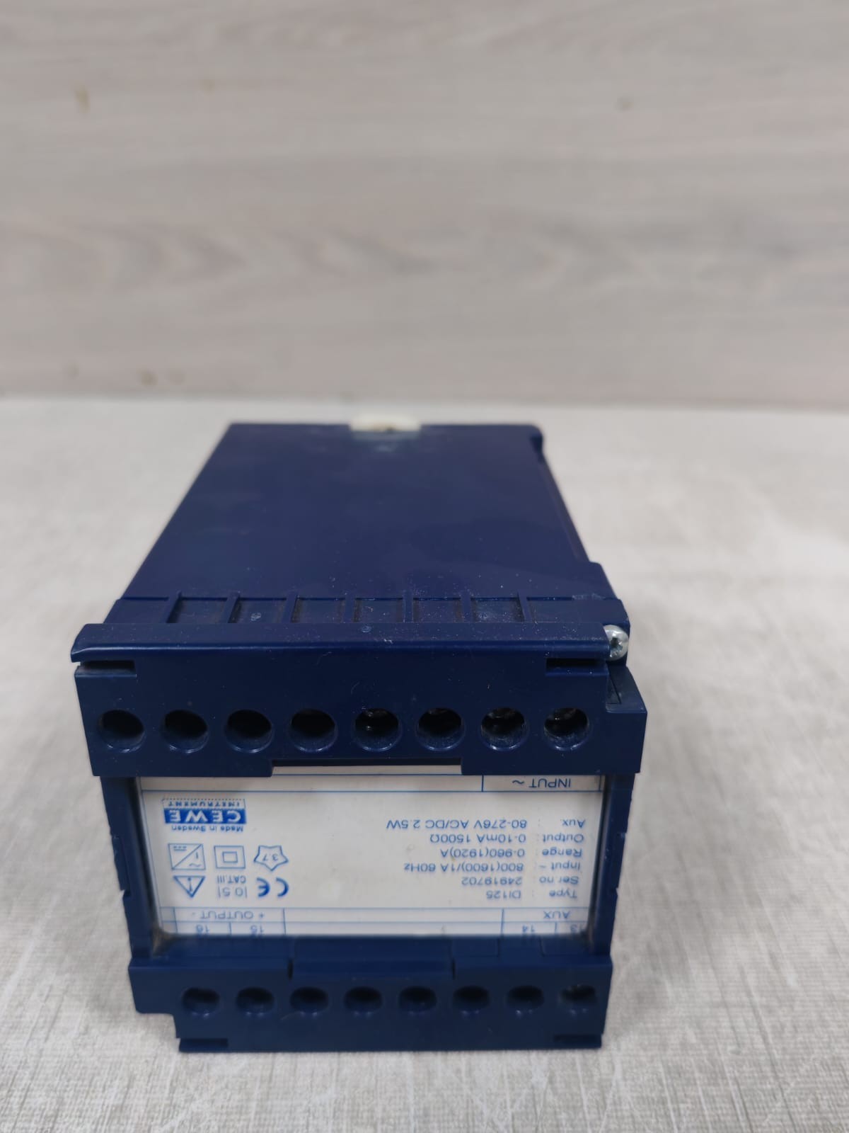 CEWE DI125 CEWE DI125 Transducer Range 0-960 (1920)A 8