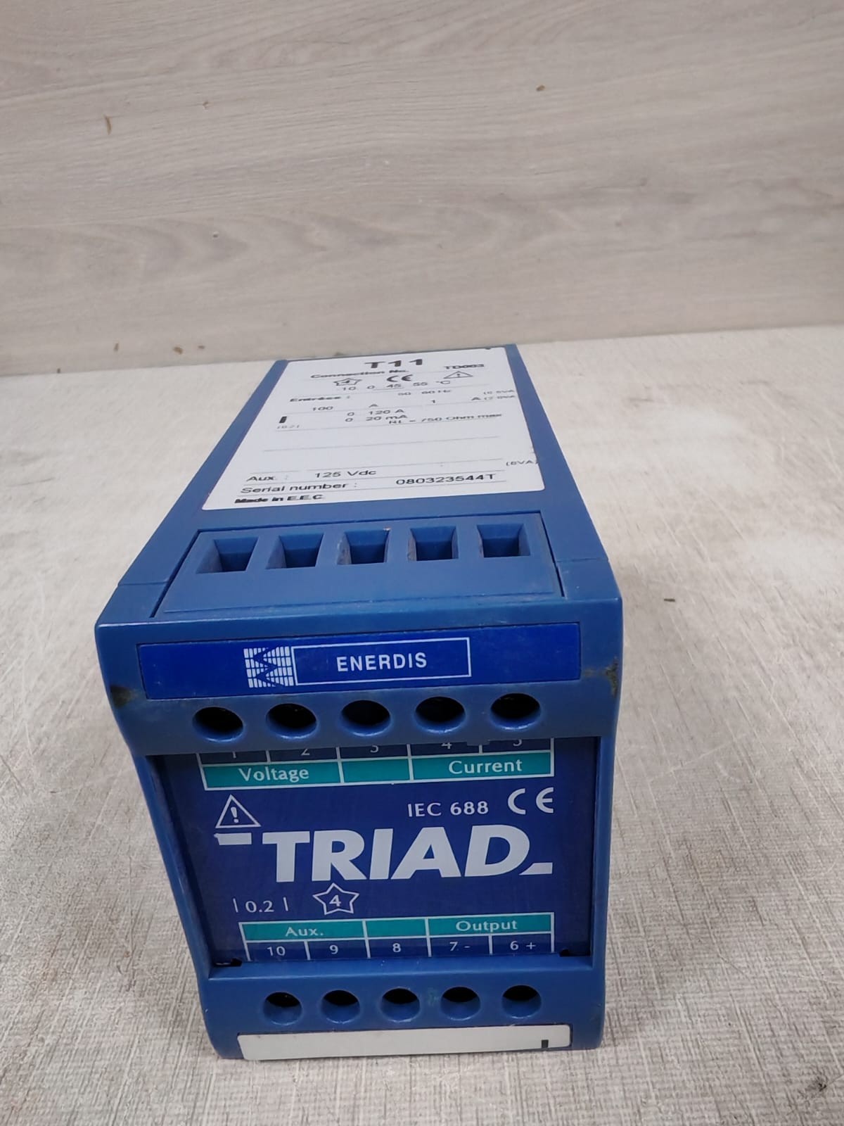 ENERDIS TRIAD TD003 ENERDIS TRIAD T11 TD003 0...120A Transducer 6