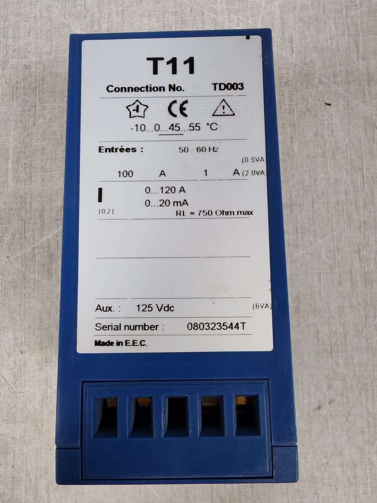 ENERDIS TRIAD TD003 ENERDIS TRIAD T11 TD003 0...120A Transducer 7