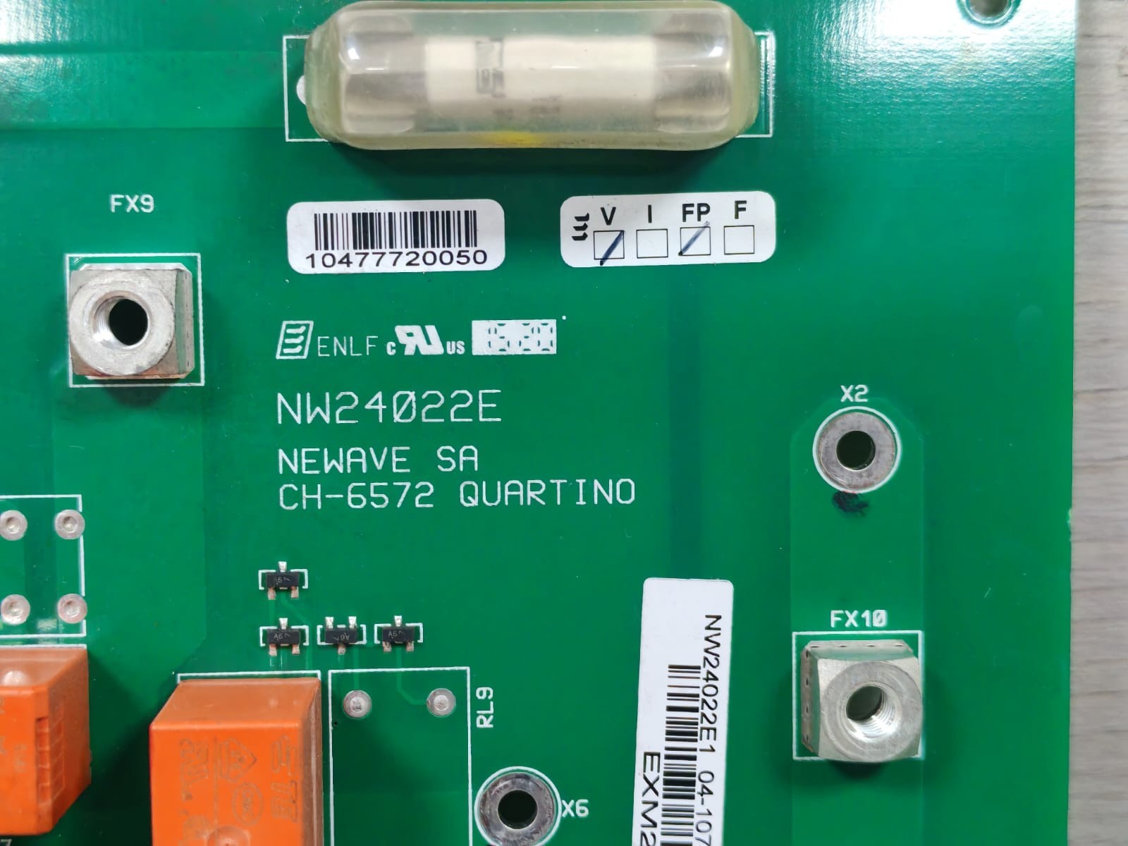 UNKNOWN NW24022E NW24022E NEWAVE SA CH-6572 QUARTINO MOTHER BOARD FROM ABB POWERSCALE 4