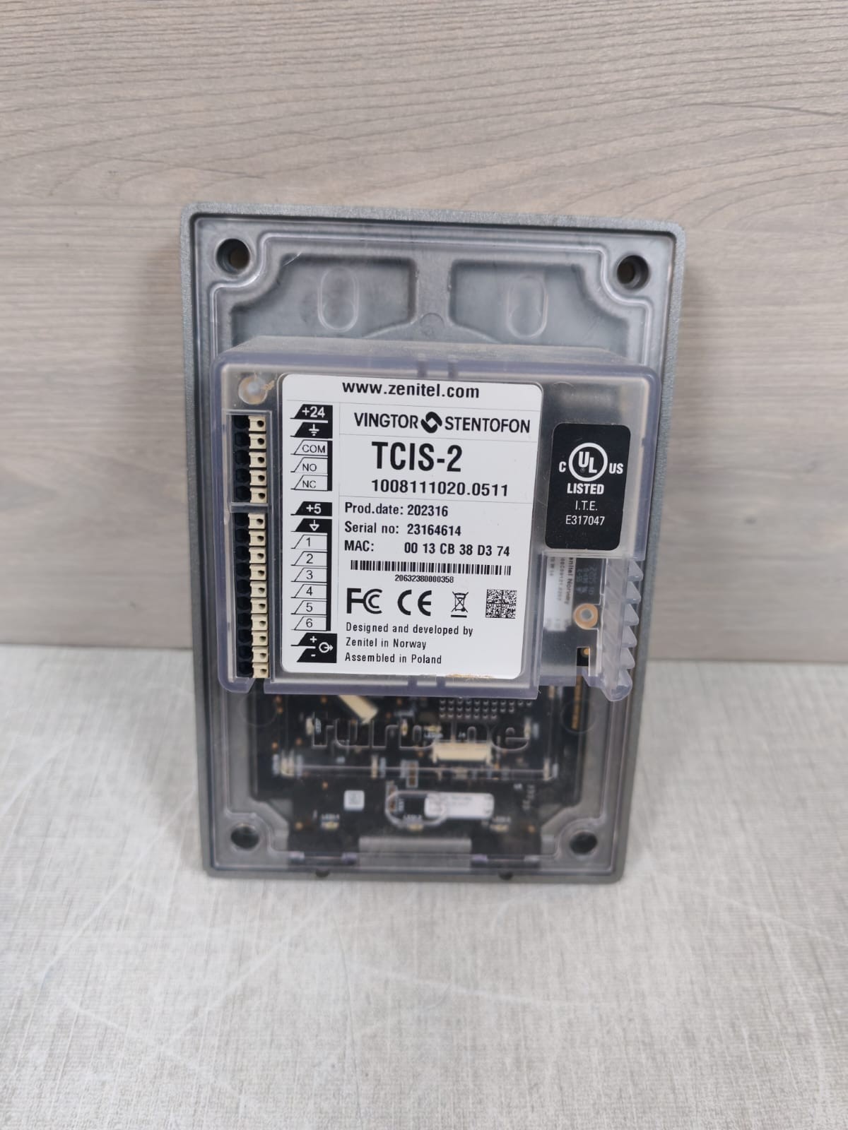 VINGTOR STENTOFON VINGTOR STENTOFON TCIS-2 VINGTOR STENTOFON TCIS-2 TURBINE COMPACT STANDARD 1008111020.0511 7