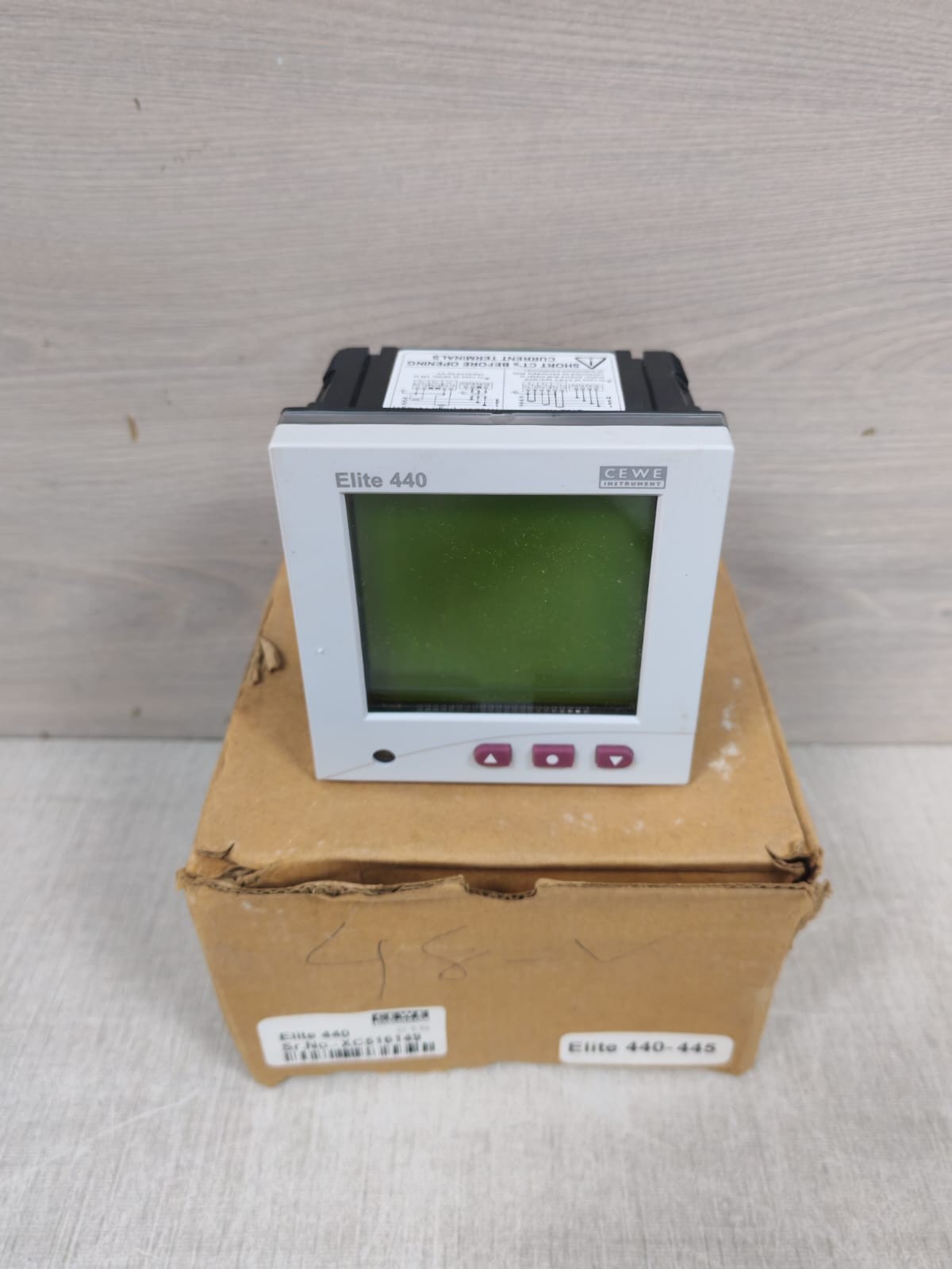 CEWE 440-445 CEWE ELITE 440-445 MULTI-FUNCTION ELECTRIC METER TYPE D3B 2
