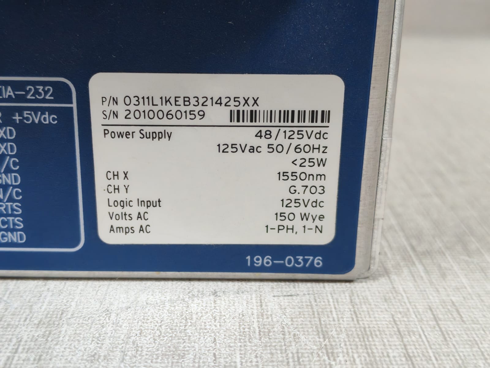 SEL SEL-311L SEL-311L 0311L1KEB321425XX LINE CURRENT DIFF. PROTECTION & AUTOMATION SYSTEM 8