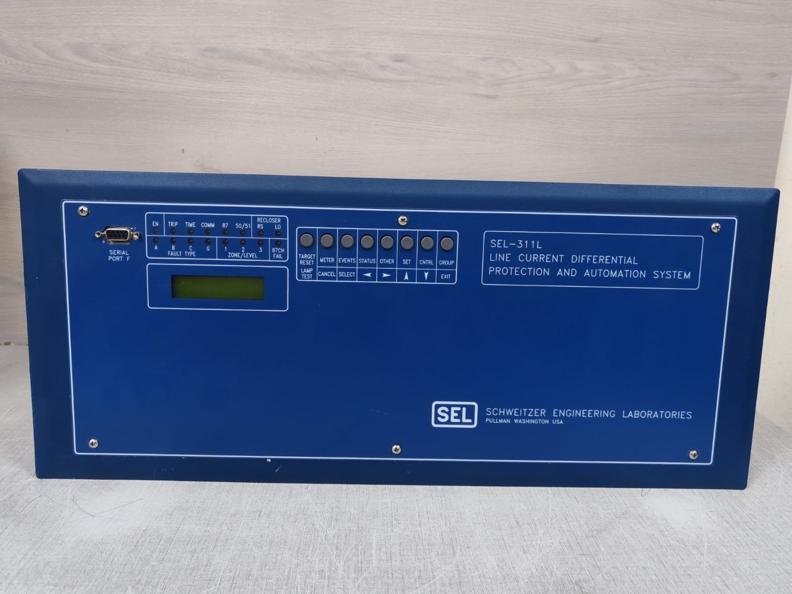 SEL-311L 0311L1KEB321425XX LINE CURRENT DIFF. PROTECTION & AUTOMATION SYSTEM