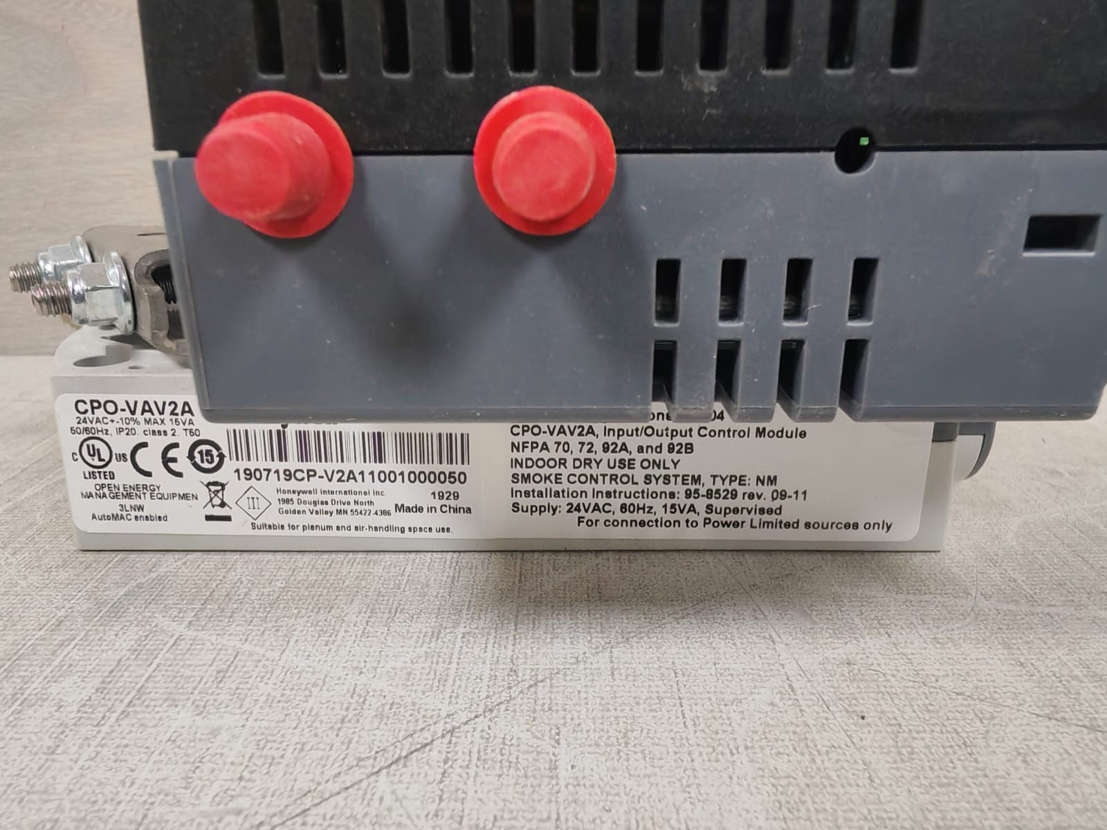 Honeywell CPO-VAV2A HONEYWELL CPO-VAV2A COMFORTPOINT OPEN COMPACT VAV CONTROLLER 3