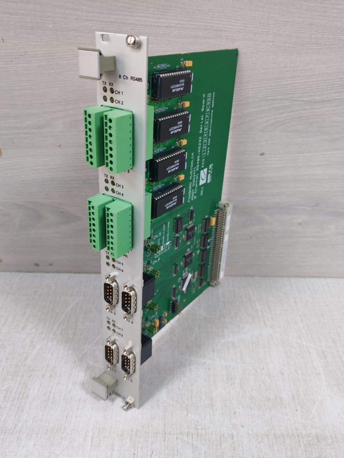Foxboro RS485/RS232 FOXBORO ASSY 0303471 8-Channel RS485/RS232 Serial Board 5