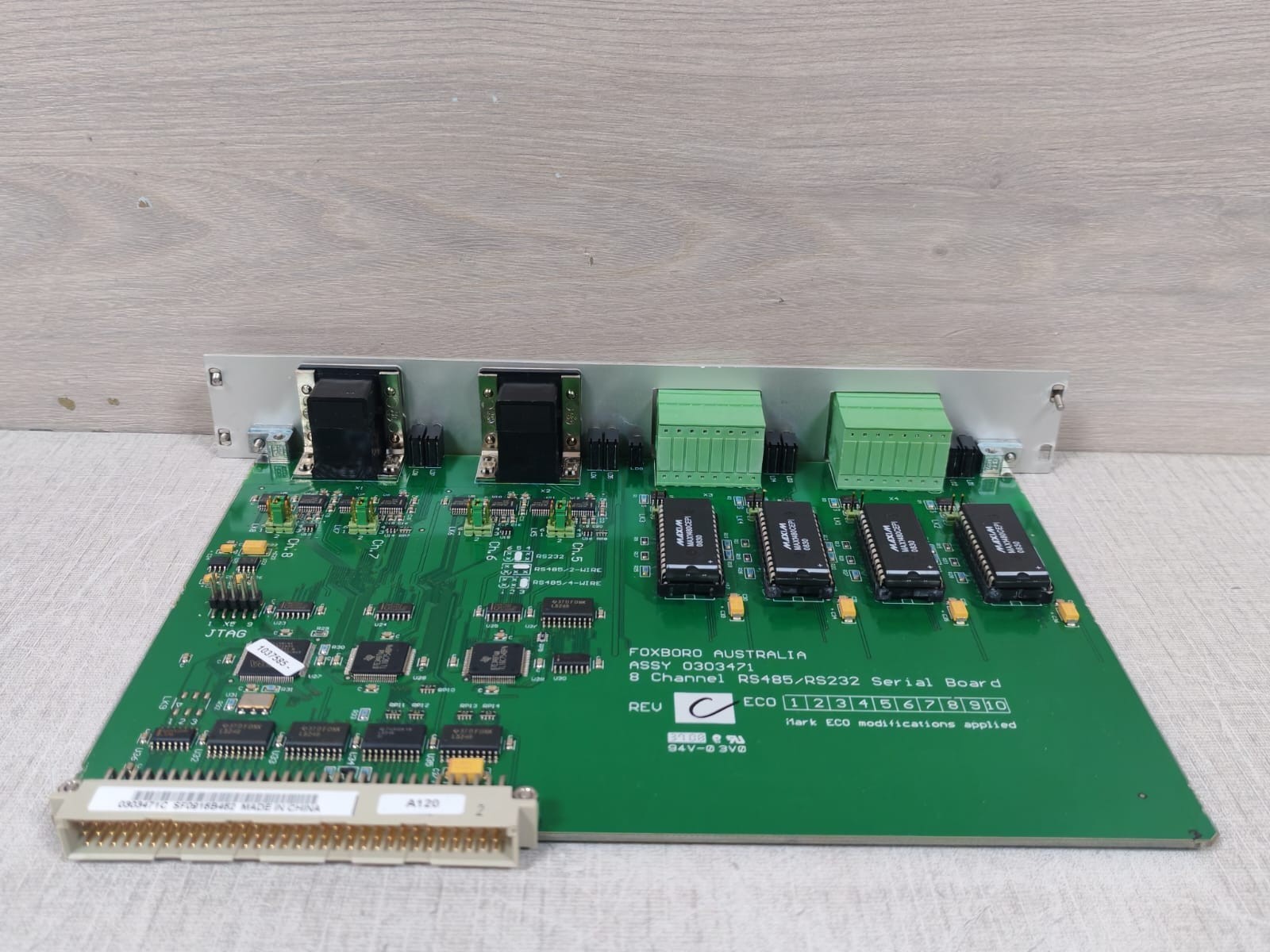 Foxboro RS485/RS232 FOXBORO ASSY 0303471 8-Channel RS485/RS232 Serial Board 10