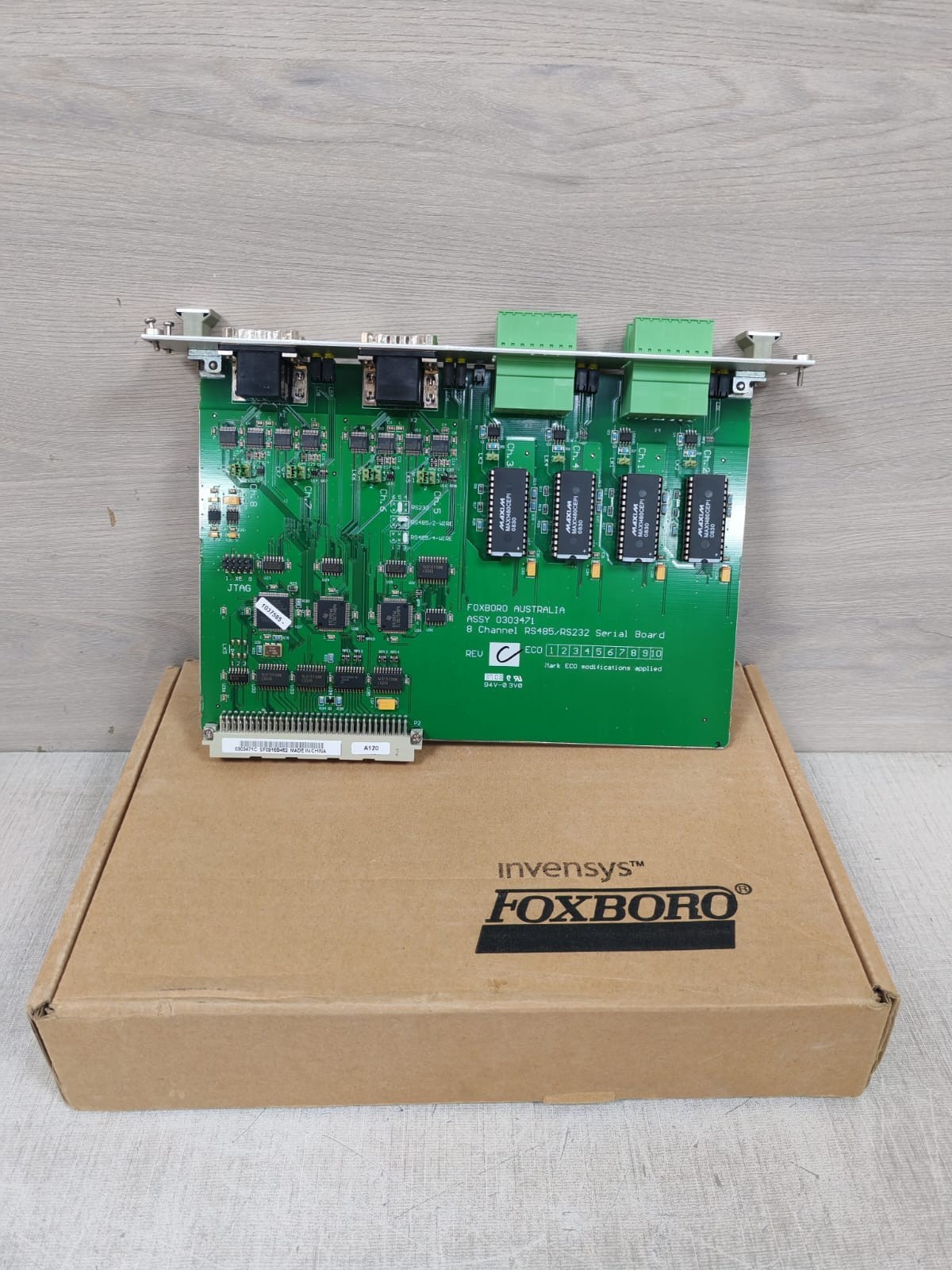 FOXBORO ASSY 0303471 8-Channel RS485/RS232 Serial Board
