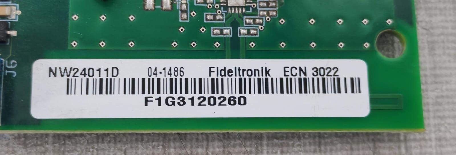 UNKNOWN NW24011D NW24011D NEWAVE SA CH-6572 QUARTINO PRINTED CIRCUIT BOARD FROM ABB POWERSCALE 7