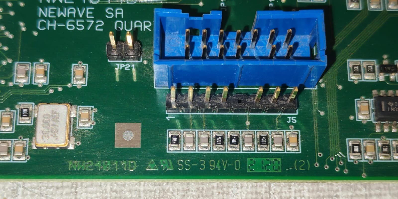 UNKNOWN NW24011D NW24011D NEWAVE SA CH-6572 QUARTINO PRINTED CIRCUIT BOARD FROM ABB POWERSCALE 8