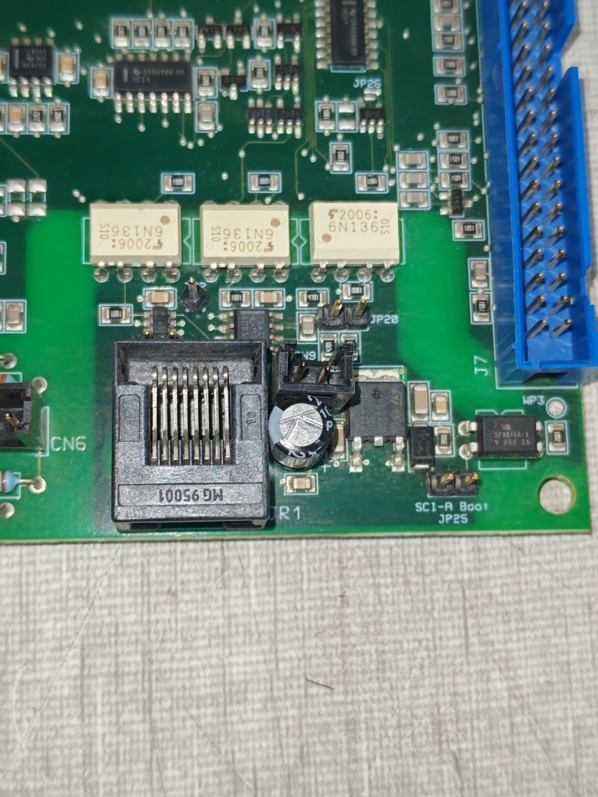 UNKNOWN NW24011D NW24011D NEWAVE SA CH-6572 QUARTINO PRINTED CIRCUIT BOARD FROM ABB POWERSCALE 9