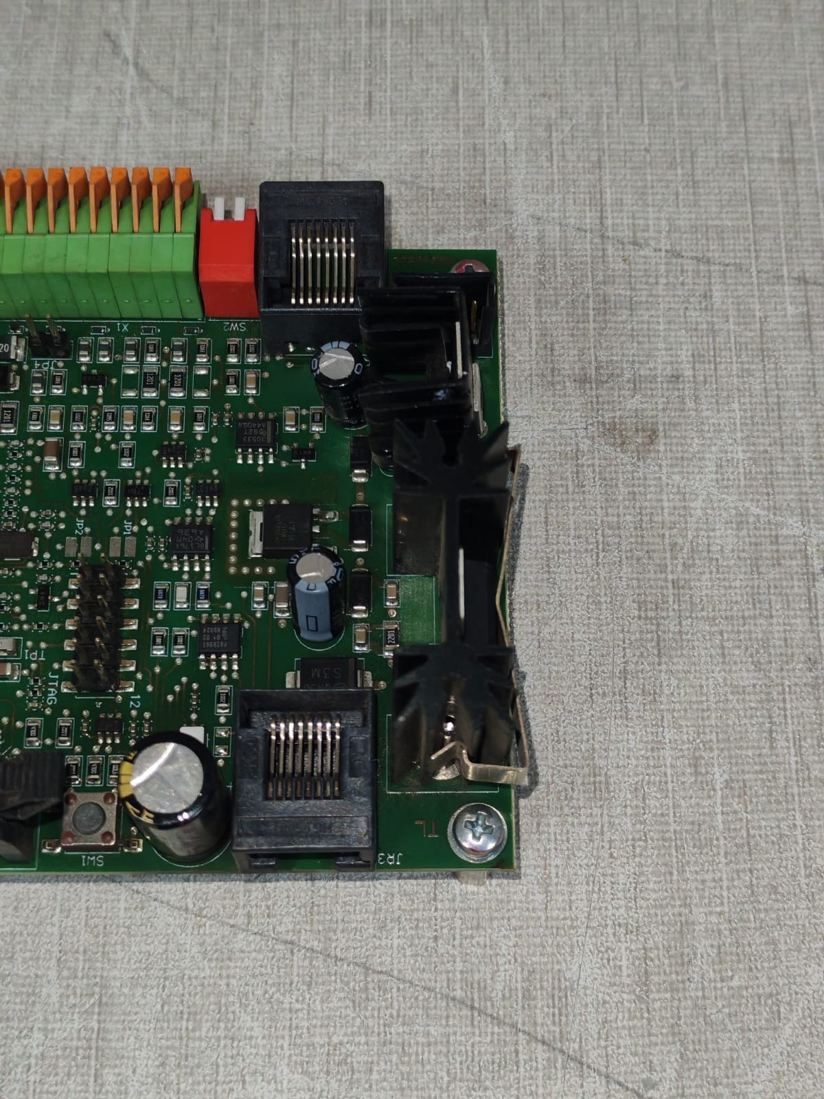 ABB CH-6572 NW24083E NEWAVE SA CH-6572 QUARTINO PRINTED CIRCUIT BOARD FROM ABB POWERSCALE 4