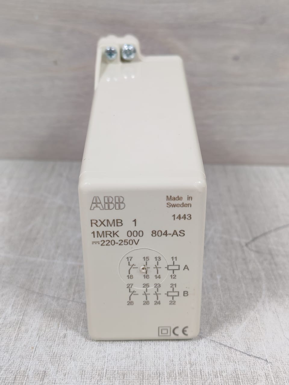ABB RXMB 1 1MRK 000 804-AS ABB RXMB 1 1MRK 000 804-AS Relay 220-250V 2