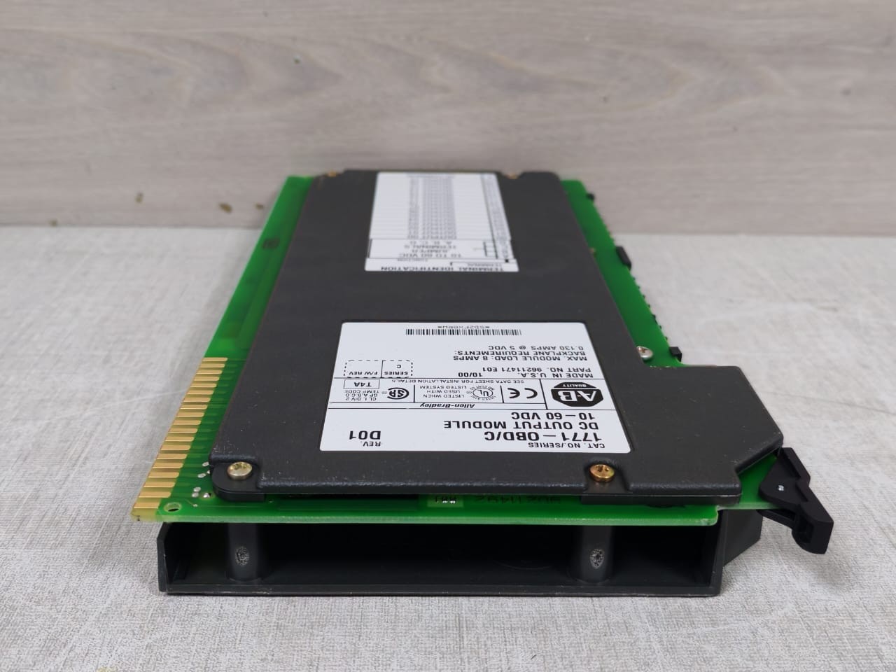 Rockwell Automation 1771-OBD ALLEN-BRADLEY 1771-OBD/C REV.D01 DC Output Module 10-60 VDC 96211471 E01 8