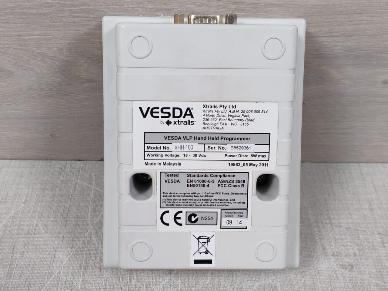 Xtralis VHH-100 VESDA by XTRALIS VHH-100 Handheld Programmer 3