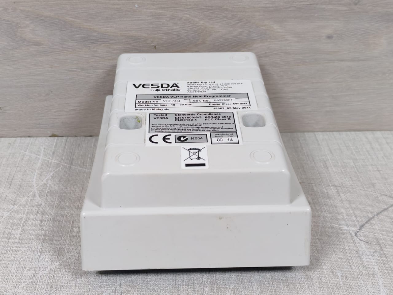 Xtralis VHH-100 VESDA by XTRALIS VHH-100 Handheld Programmer 7