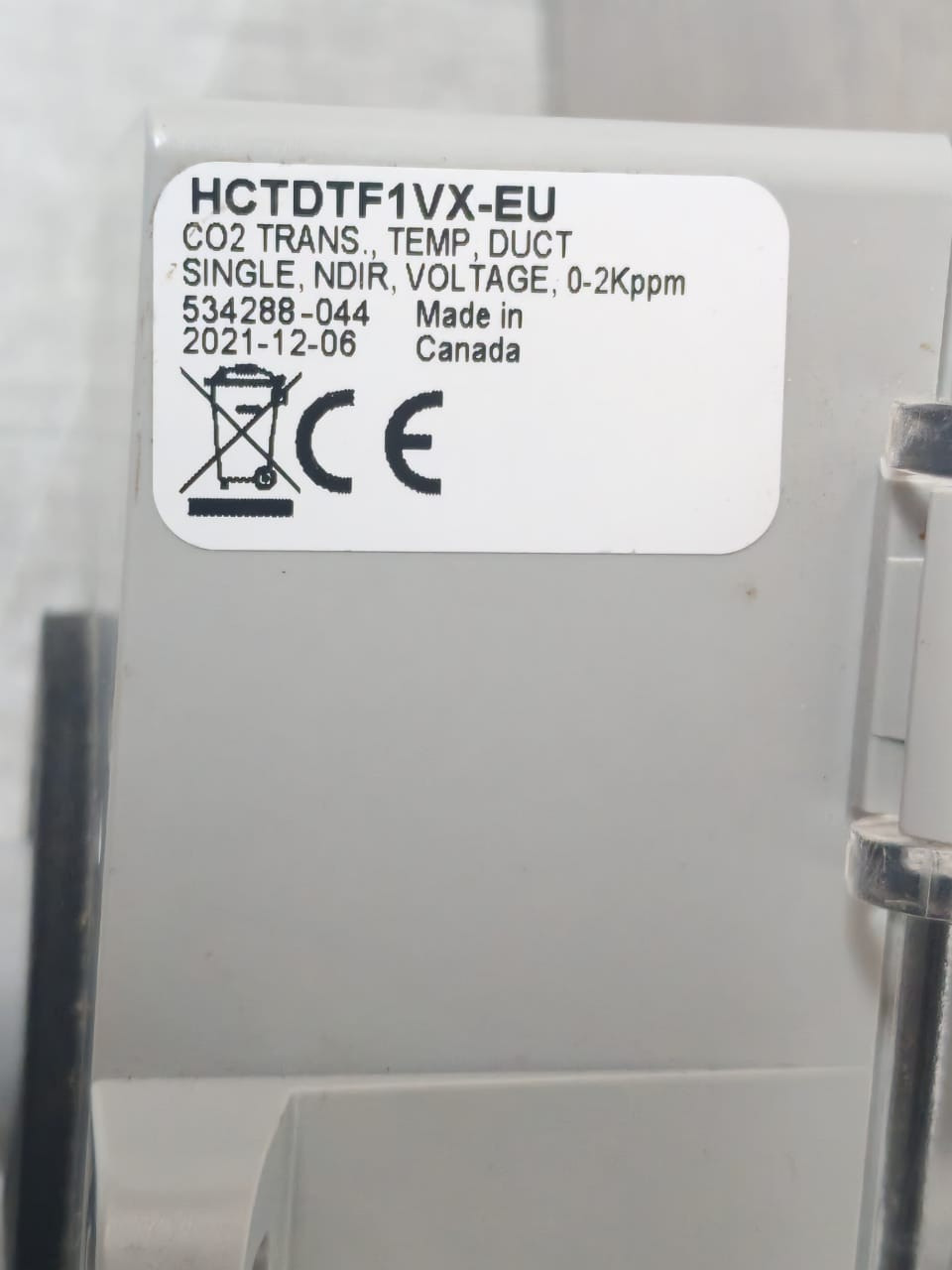 Honeywell HCTDF1VX-EU HONEYWELL HCTDF1VX-EU Humidity and Temperature Transmitter 5