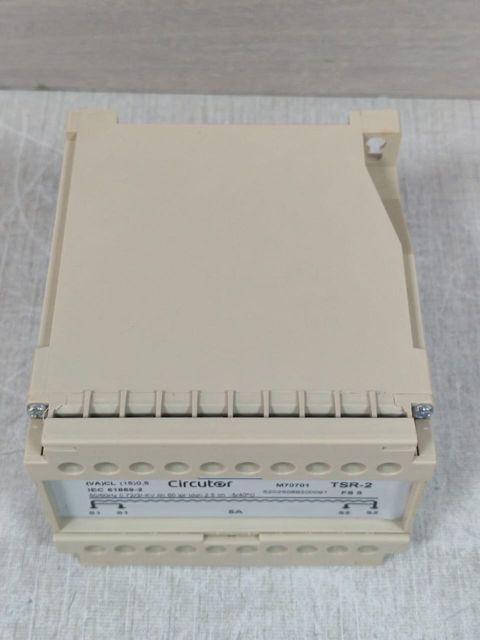 CIRCUTOR TSR-2 M70701 CIRCUTOR TSR-2 M70701 CURRENT SUMMING TRANSFORMER- W/ FILTHY BOX 10