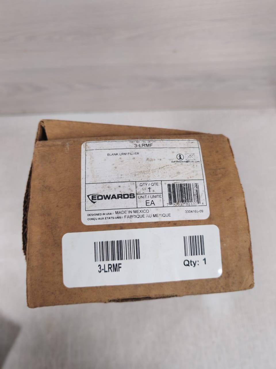 Edwards 3-LRMF 3-LRMF EDWARDS BLANK LRM FILTER 10