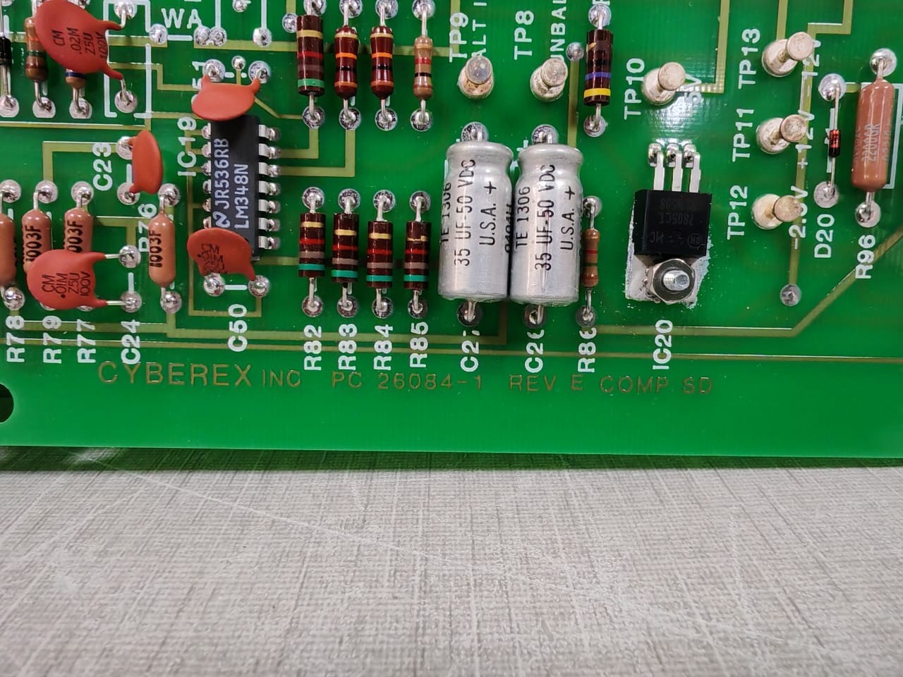 CYBEREX PC 26084-1 CYBEREX INC AC STATIC SWITCH CONTROL ASSY PC 26084-1 REV E COMP SD 7