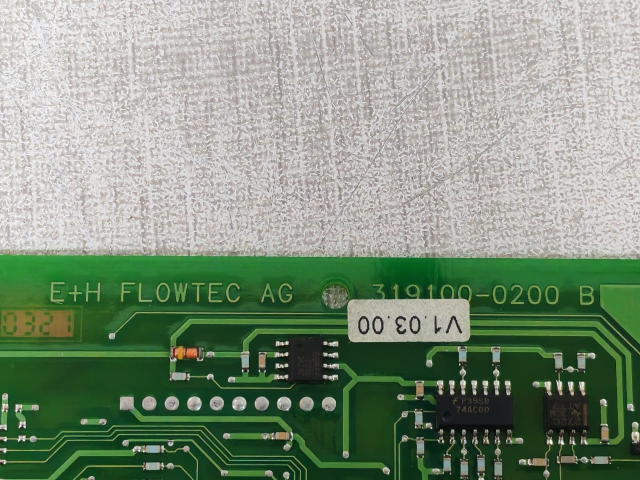 Endress+Hauser 319100-0200 ENDRESS+HAUSER AG 319100-0200 B Pcb Control Board 3