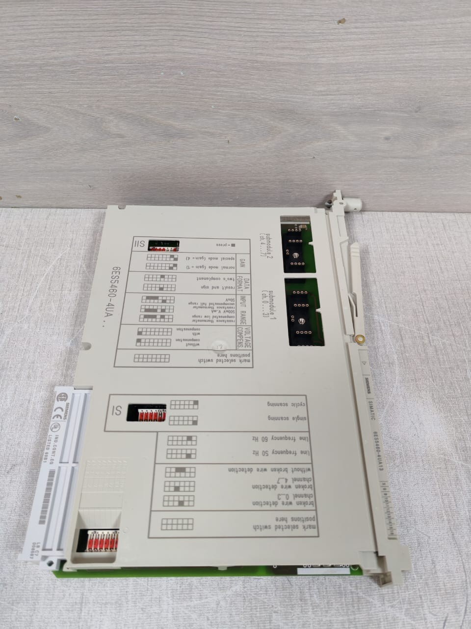 Siemens 6ES5460-4UA13 SIEMENS SIMATIC 6ES5460-4UA13 ANALOG INPUT MODULE 4