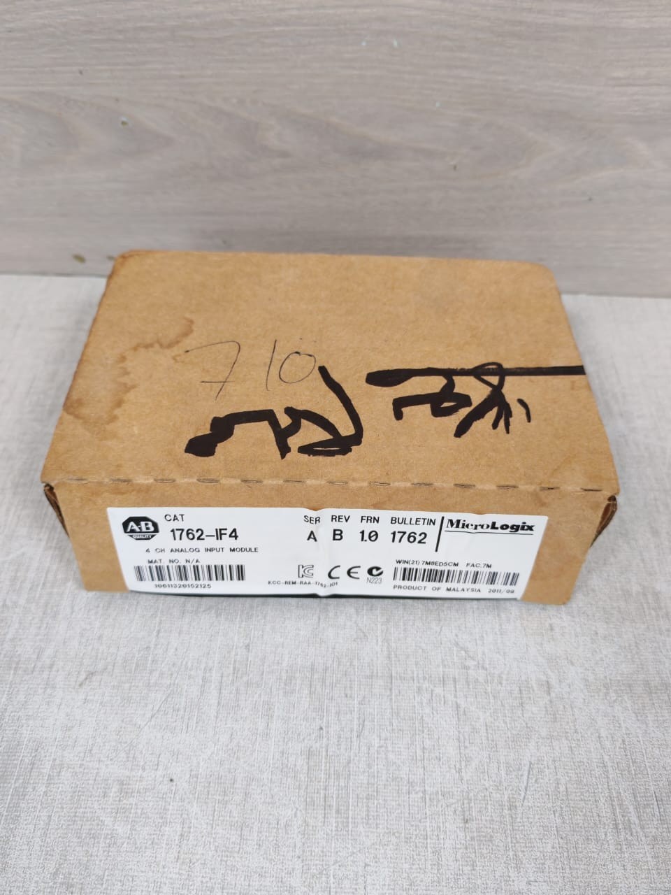 Allen-Bradley 1762-IF4 Allen-Bradley 1762-IF4 Ser A Rev B 4 CH MicroLogix Analog Input Module 2