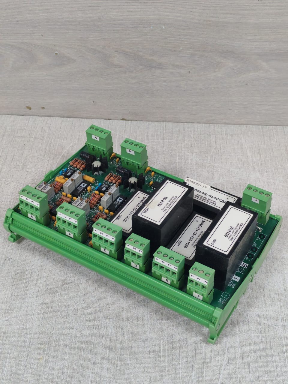 EN-TRONIC CONTROL ZE533-004A-852-1 EN-TRONIC CONTROLS I/O CARD ZE533-004A-852- BOARD MODULE 3