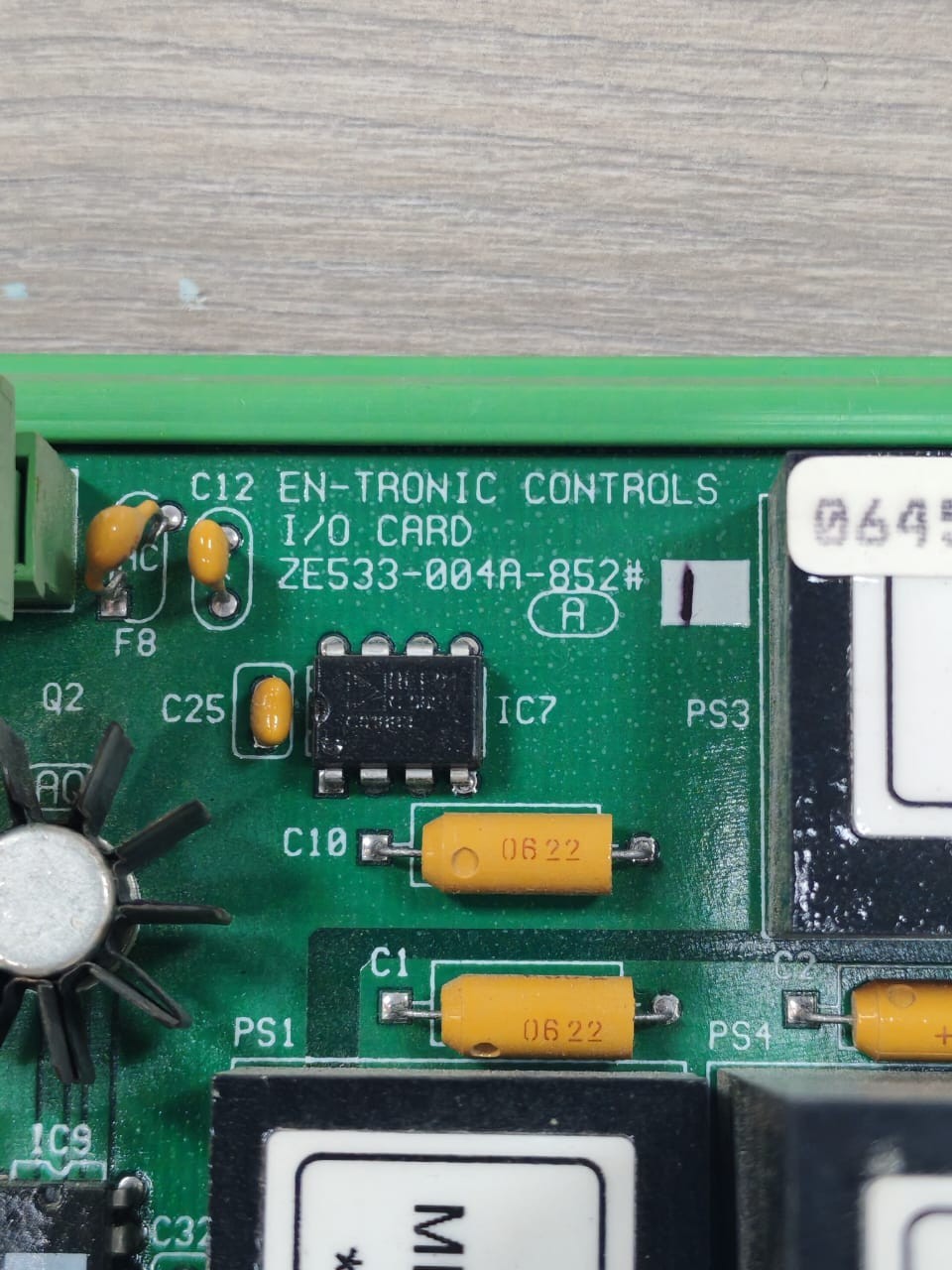 EN-TRONIC CONTROL ZE533-004A-852-1 EN-TRONIC CONTROLS I/O CARD ZE533-004A-852- BOARD MODULE 6