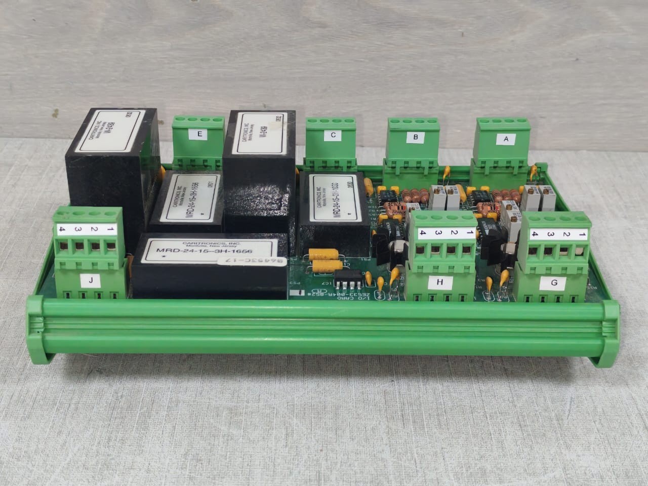 EN-TRONIC CONTROL ZE533-004A-852-1 EN-TRONIC CONTROLS I/O CARD ZE533-004A-852- BOARD MODULE 10