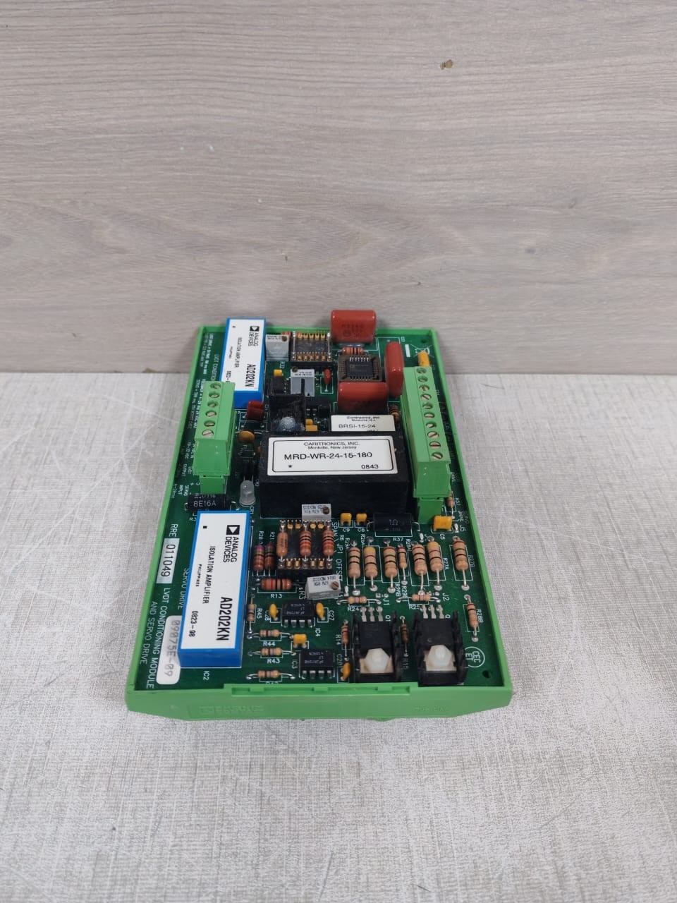 LVDT CONDITIONING 09075E-09 RRE011049 09075E-09 LVDT CONDITIONING MODULE AND SERVO DRIVES 6