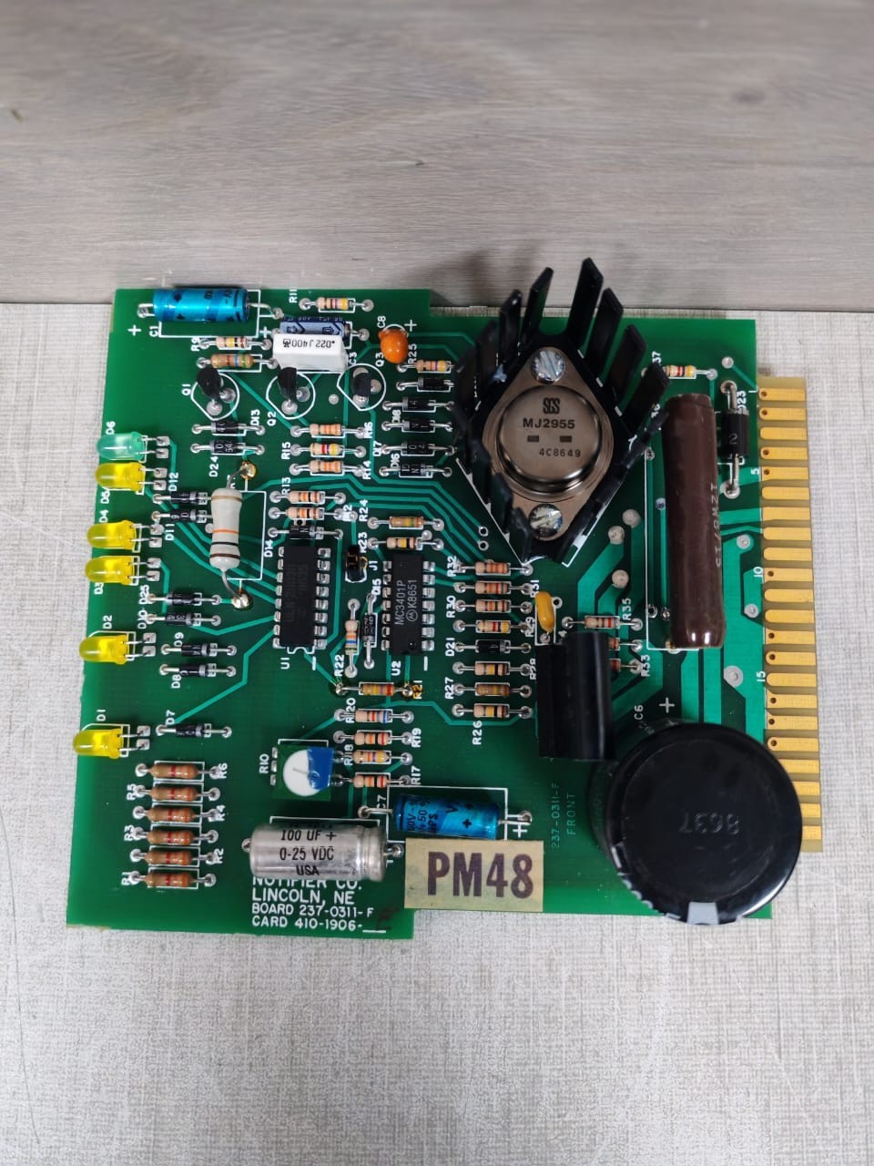 NOTIFIER 410-1906 NOTIFIER 237-0311-F BOARD 410-1906-E CARD 5
